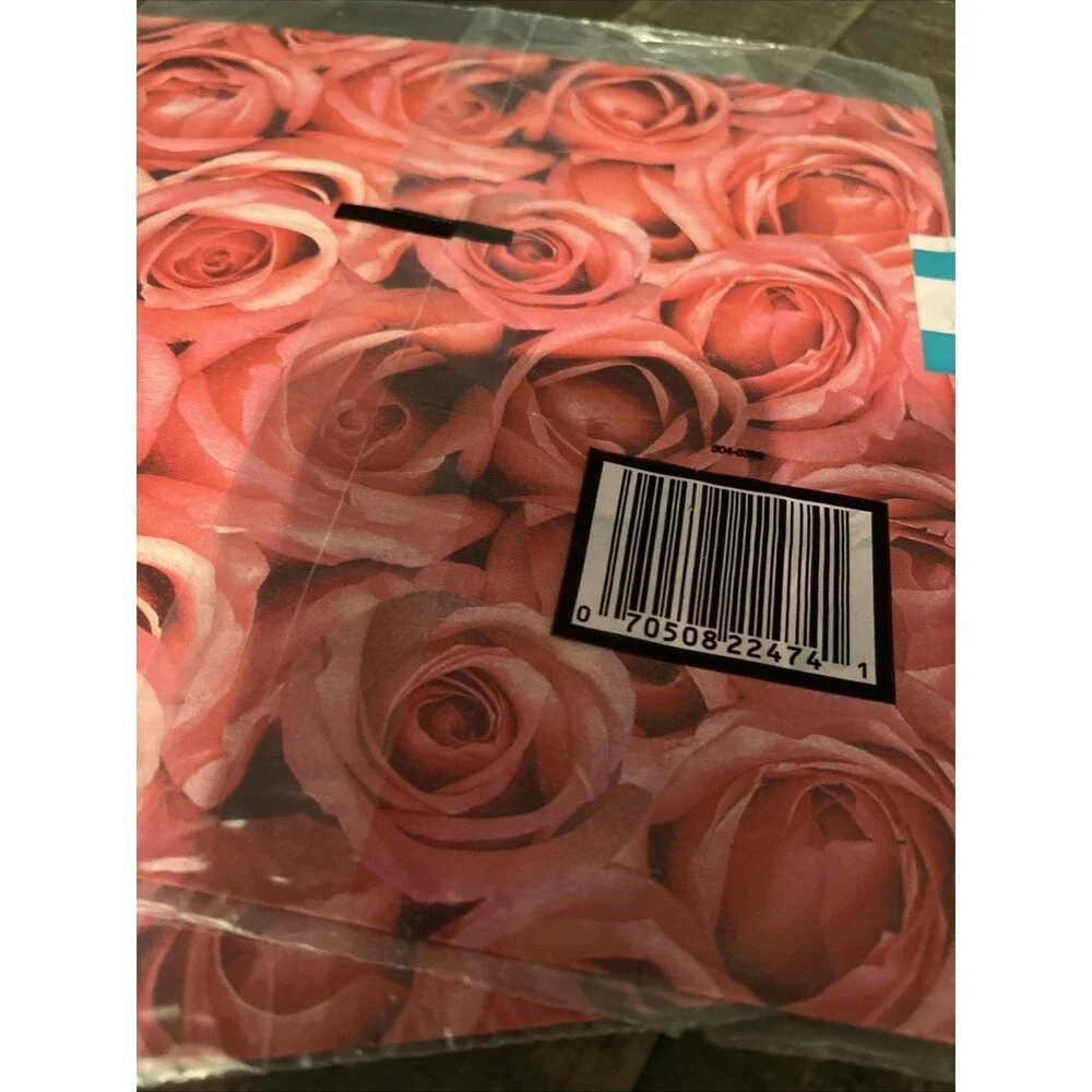 CLEO ︱Gift Wrap Wrapping Paper ︱Hot Pink︱Roses︱Set of 2︱1996